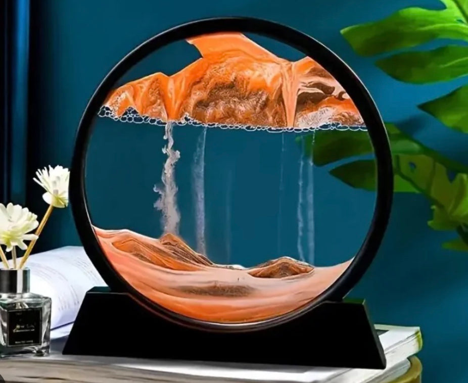 3D Dynamics Hourglass decoration Relax gift for home decor.