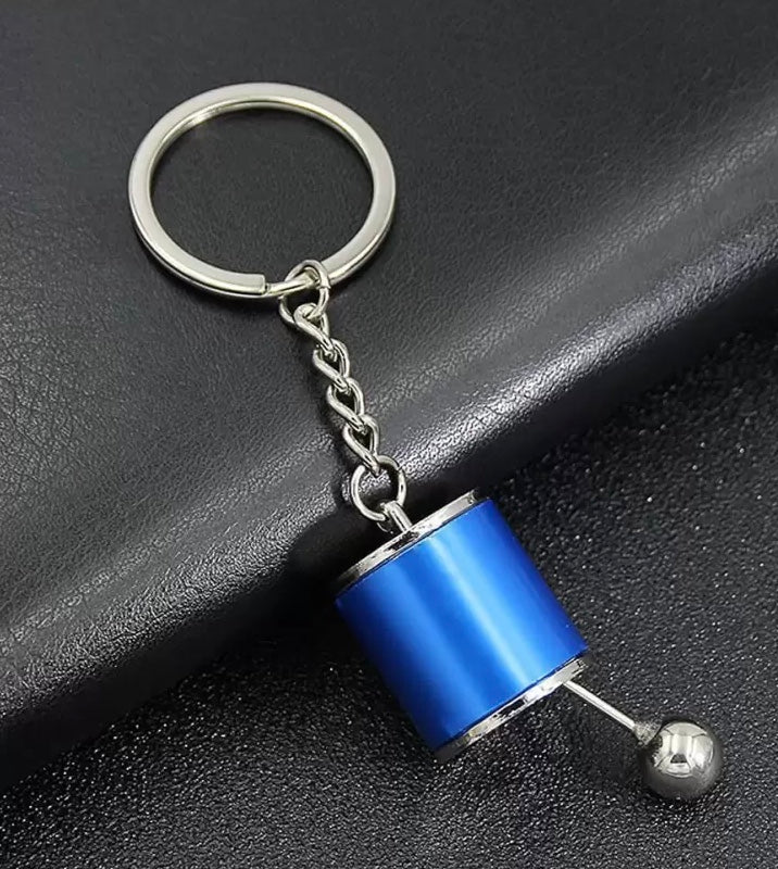 Mini Gearbox Keychain - Colorful Rotating Gear Key Ring | Unique Mechanical Keychain Gift