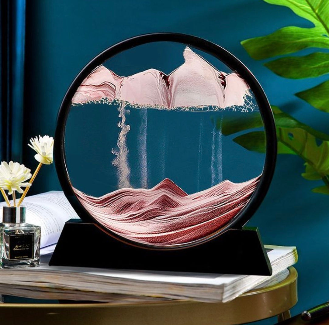 3D Dynamics Hourglass decoration Relax gift for home decor.