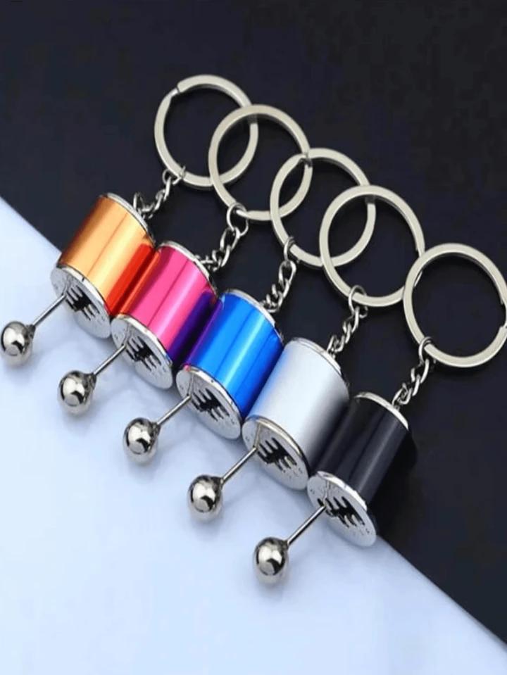 Mini Gearbox Keychain - Colorful Rotating Gear Key Ring | Unique Mechanical Keychain Gift