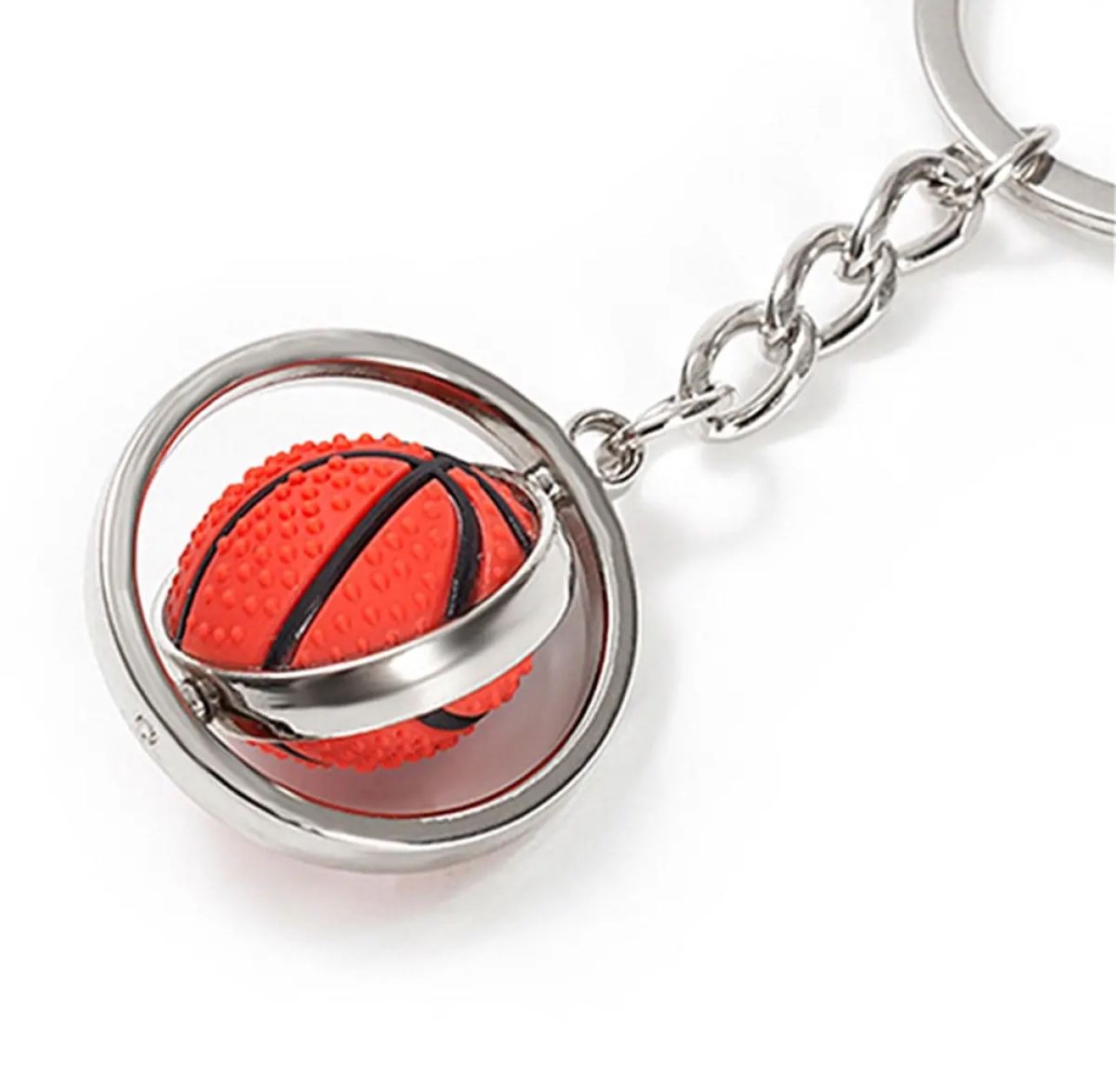 Sports Ball Keychain Set - Basketball, Soccer, and Baseball Key Rings | Fun and Durable Sports Accessories